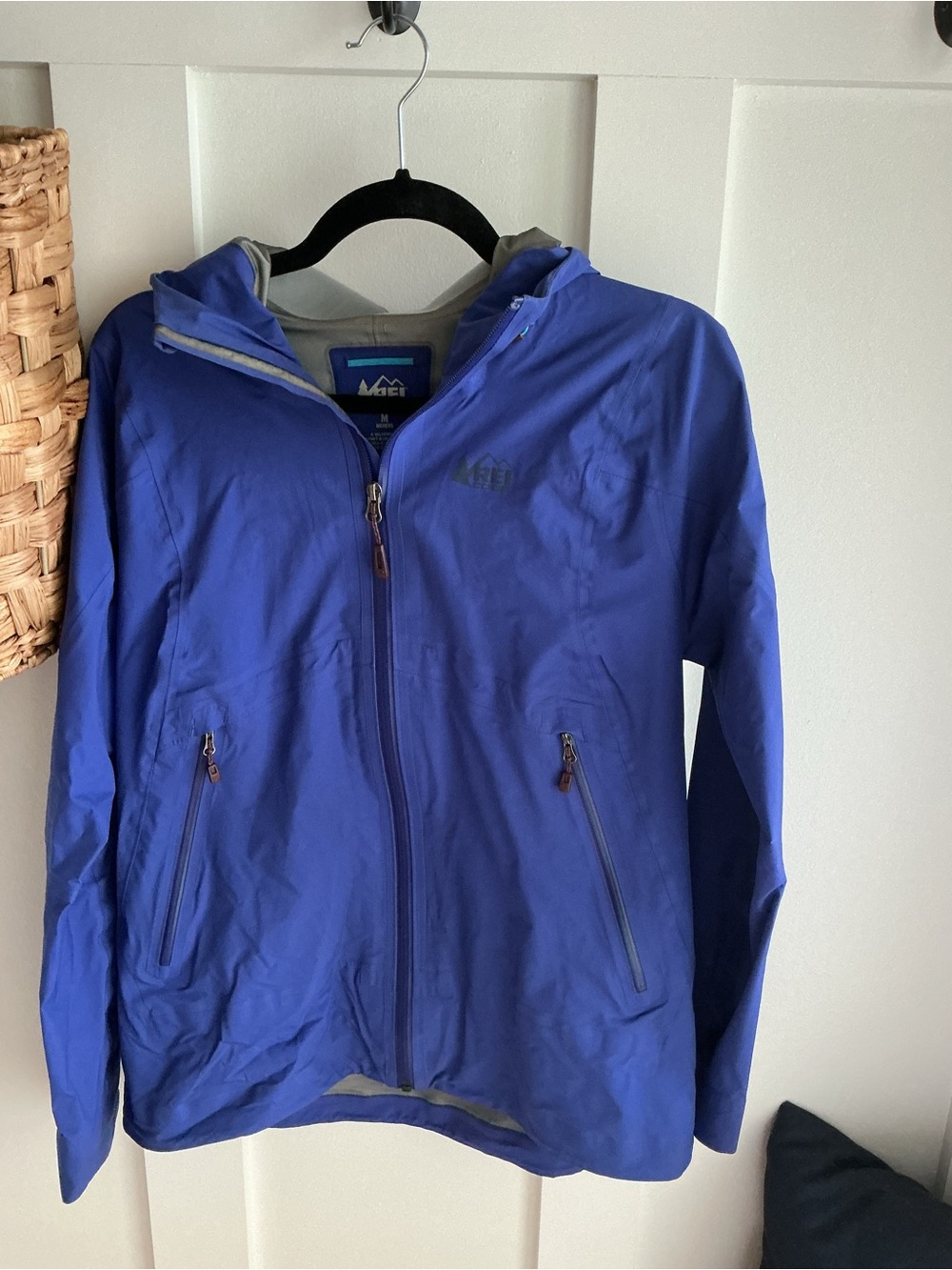REI Women's Royal Blue Hooded Utility Jacket